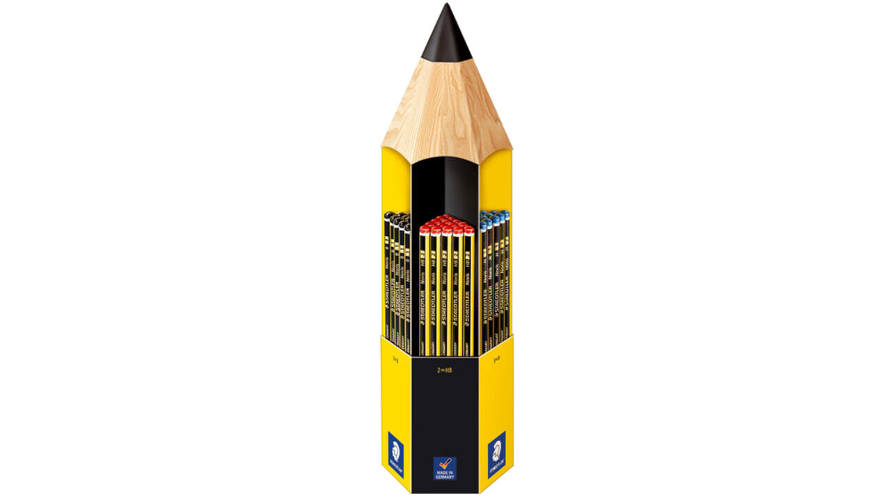Potlood Staedtler Noris display 90stuks assorti