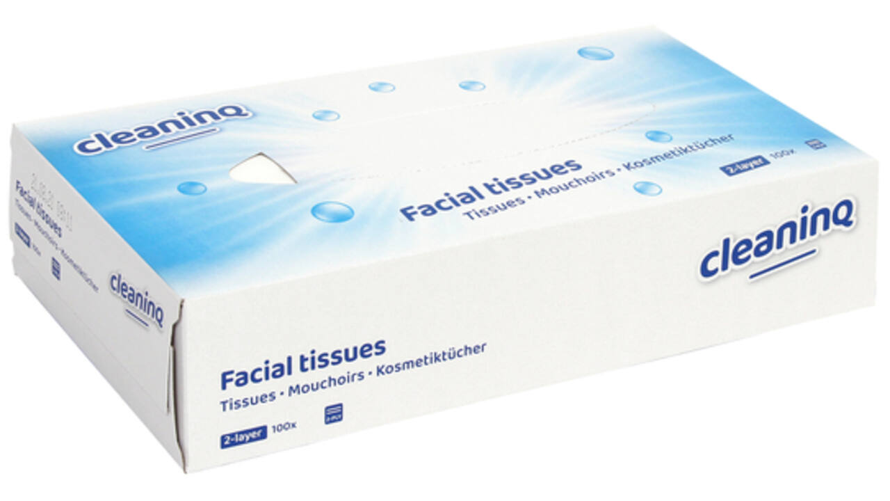 Facial tissues Cleaninq 2-laags 100stuks