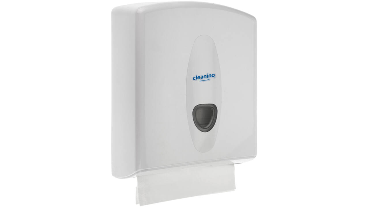 Dispenser Cleaninq Vouwhanddoek Midi Wit