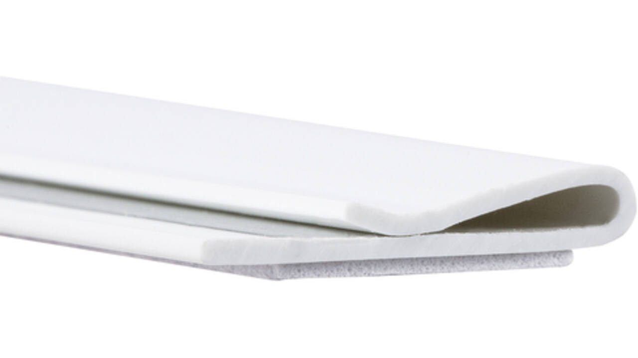 Wandlijst MAUL Express papierrail 50cm zelfklevend wit