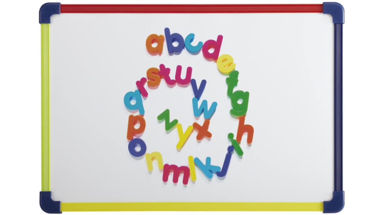 Whiteboard MAUL 24x35cm 2-zijdig beschrijf- wisbaar magnetisch staal
