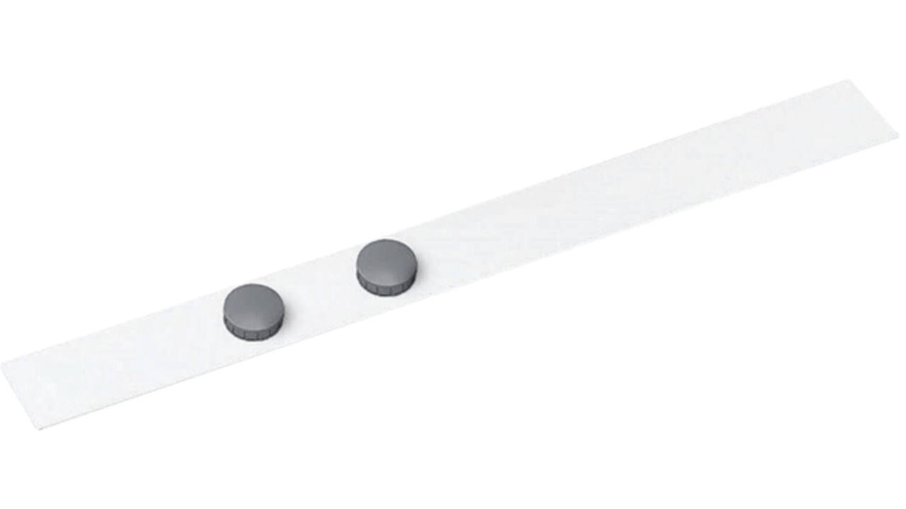 Wandlijst MAUL Standard zelfklevend 50cm incl 2 magneten wit