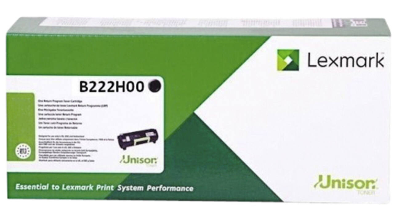 Tonercartridge Lexmark B222H00 zwart