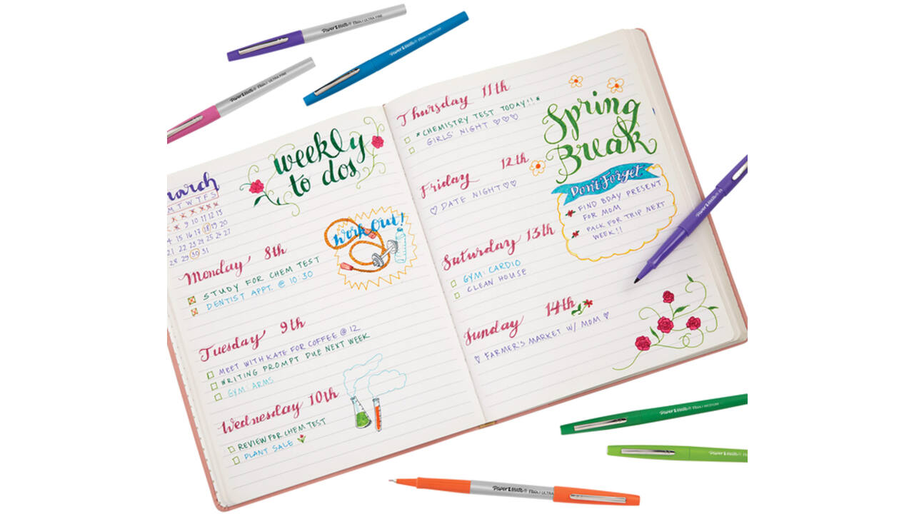 Fineliner Paper Mate Flair Candy Pop wallet à 16 kleuren