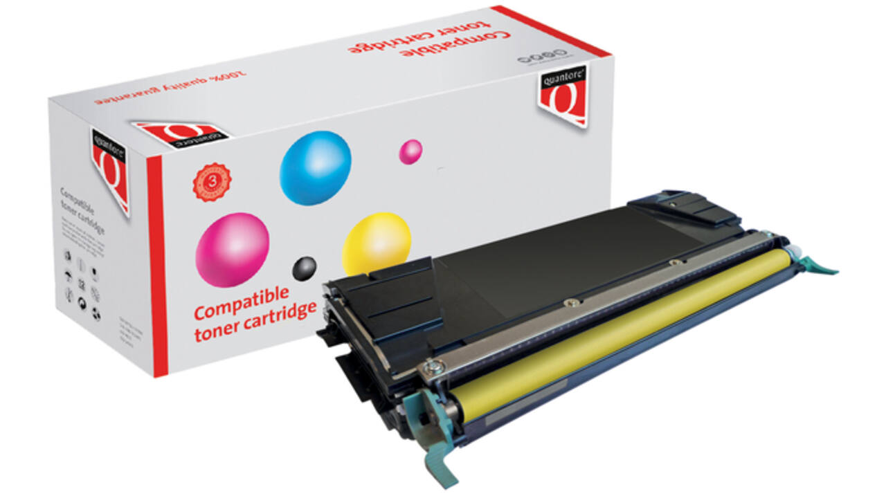 Tonercartridge Quantore alternatief tbv Lexmark C748H1YG geel