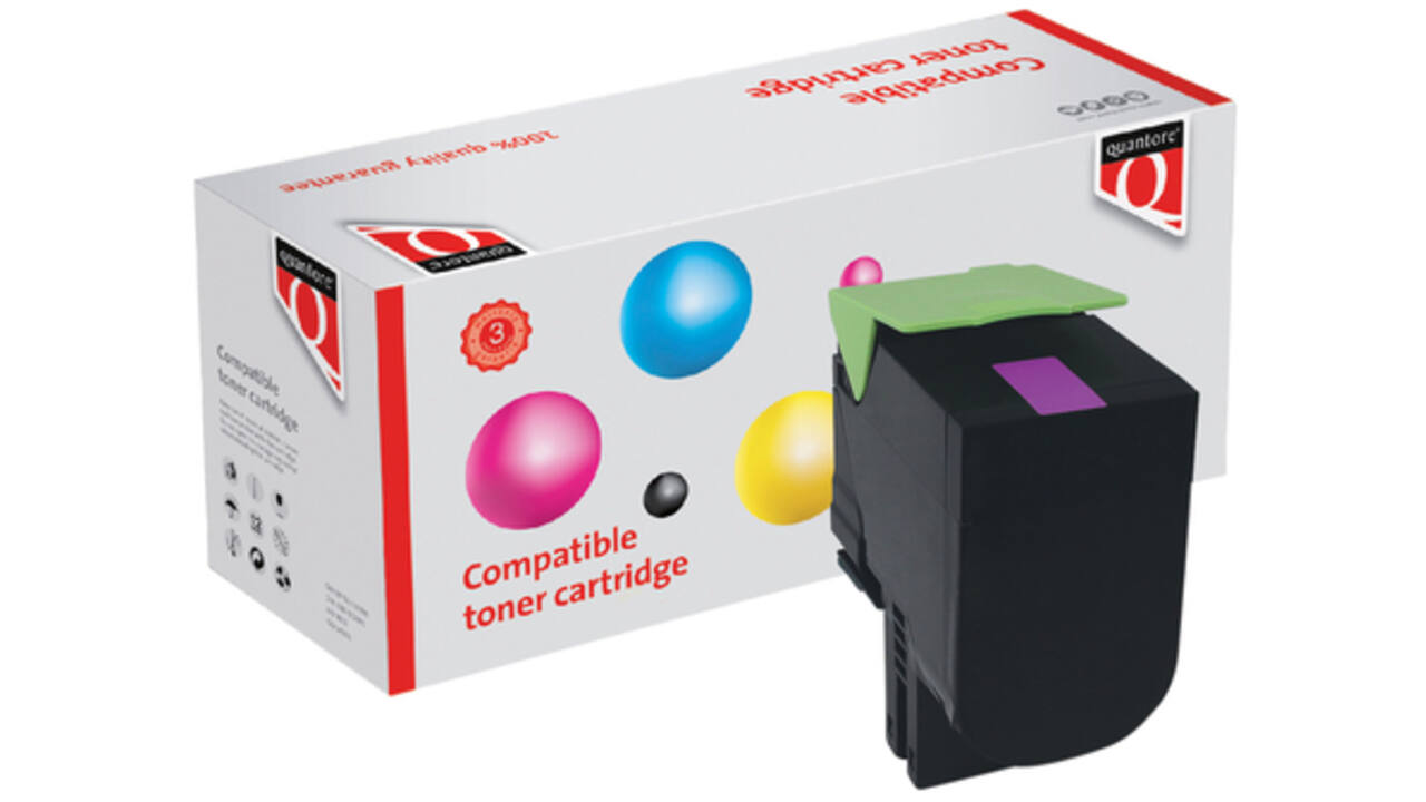 Tonercartridge Quantore alternatief tbv Lexmark 70C0X30 rood