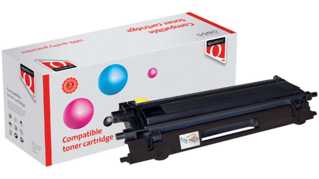 Toner Quantore alternatief tbv Brother TN-135BK zwart