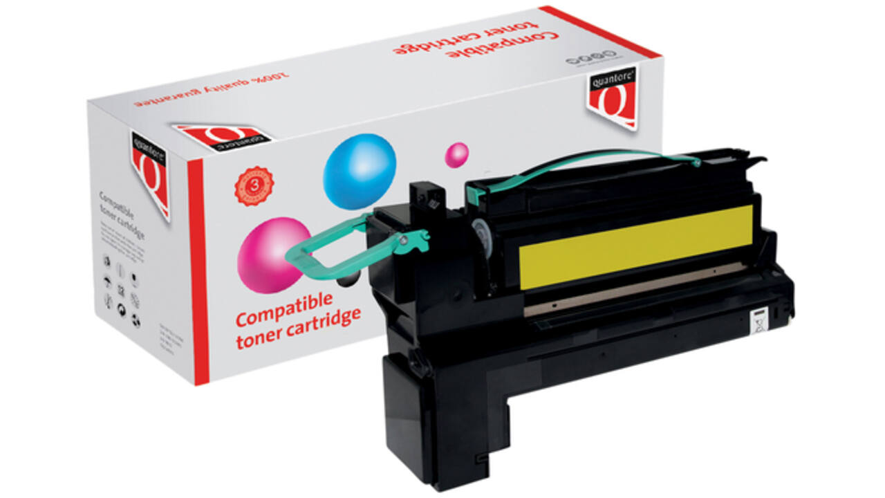 Tonercartridge Quantore alternatief tbv Lexmark C792X2YG geel