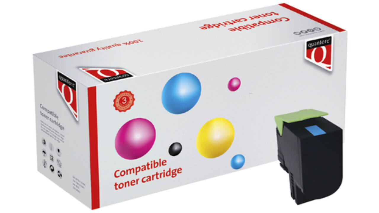 Tonercartridge Quantore alternatief tbv Lexmark 71B20C0 blauw