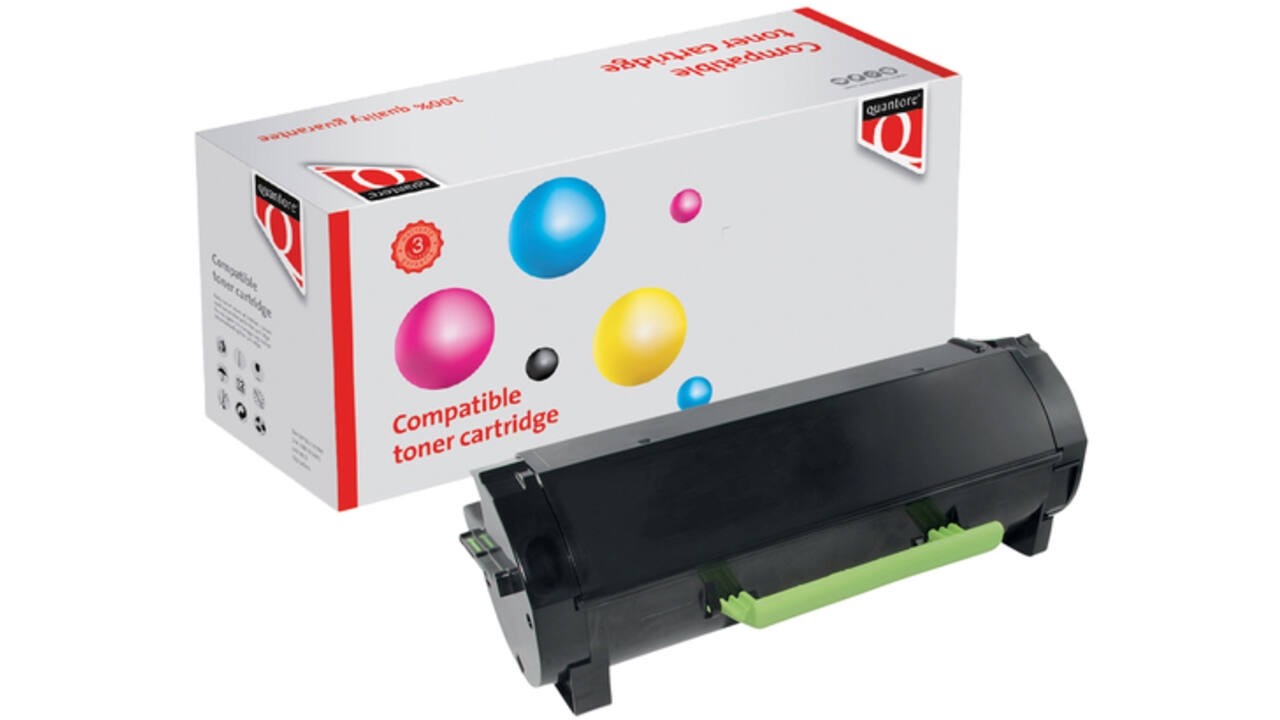 Tonercartridge Quantore alternatief tbv Lexmark 51B2H00 zwart