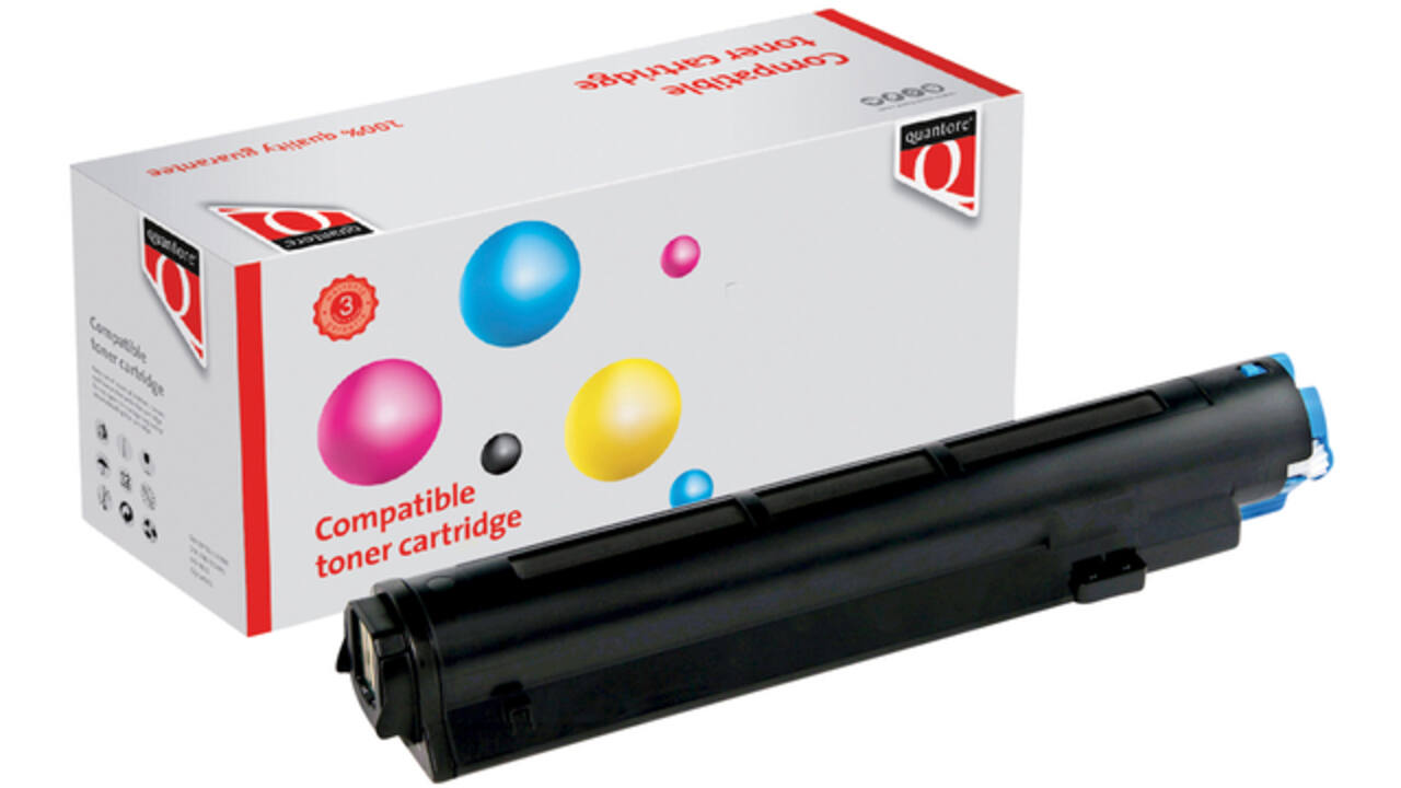 Toner Quantore alternatief tbv Oki 43979102 zwart