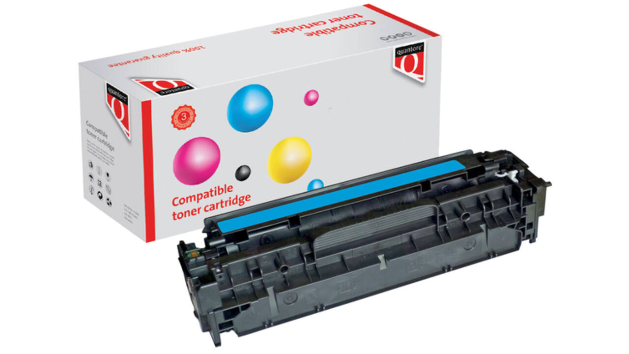 Tonercartridge Quantore alternatief tbv Canon 2661B002 / CRG-718C blauw