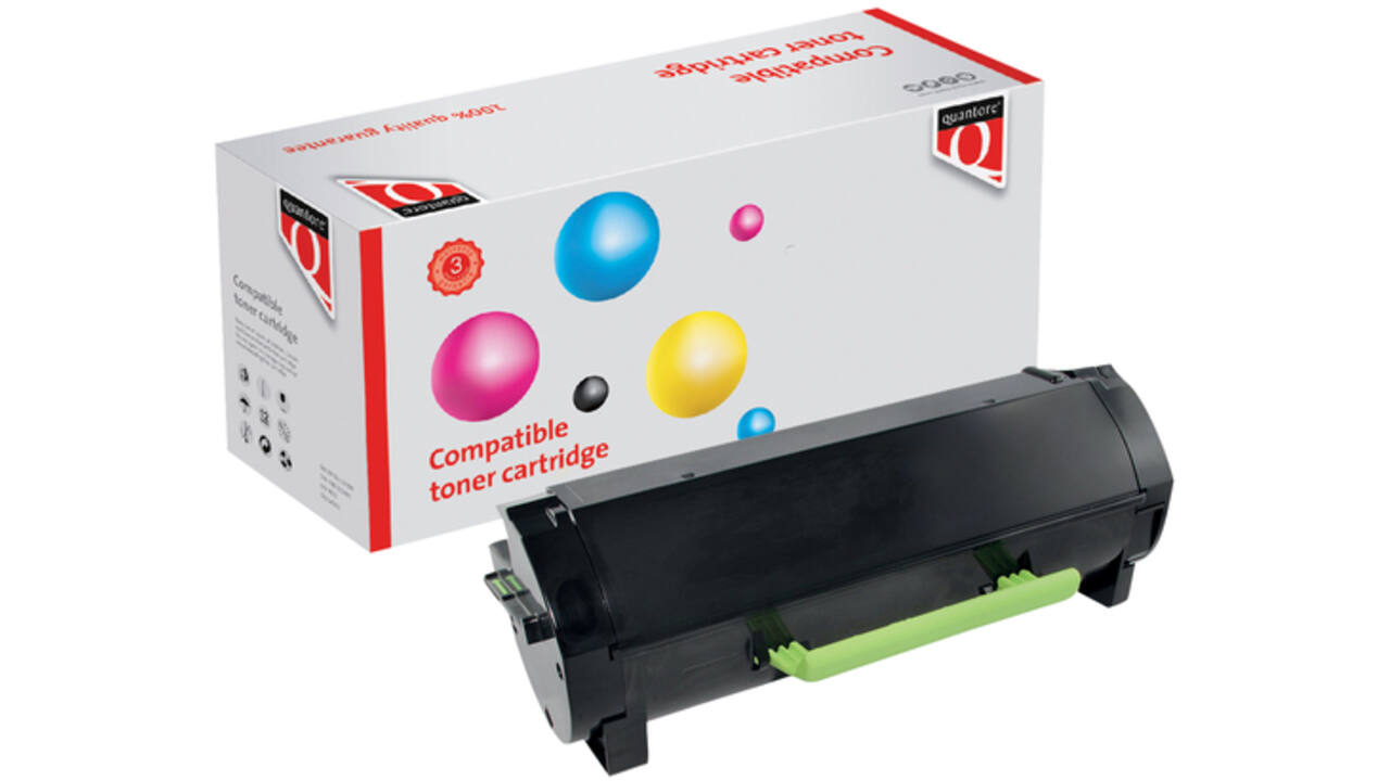 Tonercartridge Quantore alternatief tbv Lexmark 51B0XA0 zwart