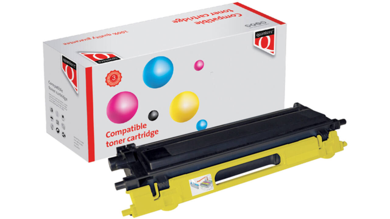 Toner Quantore alternatief tbv Brother TN-135Y geel