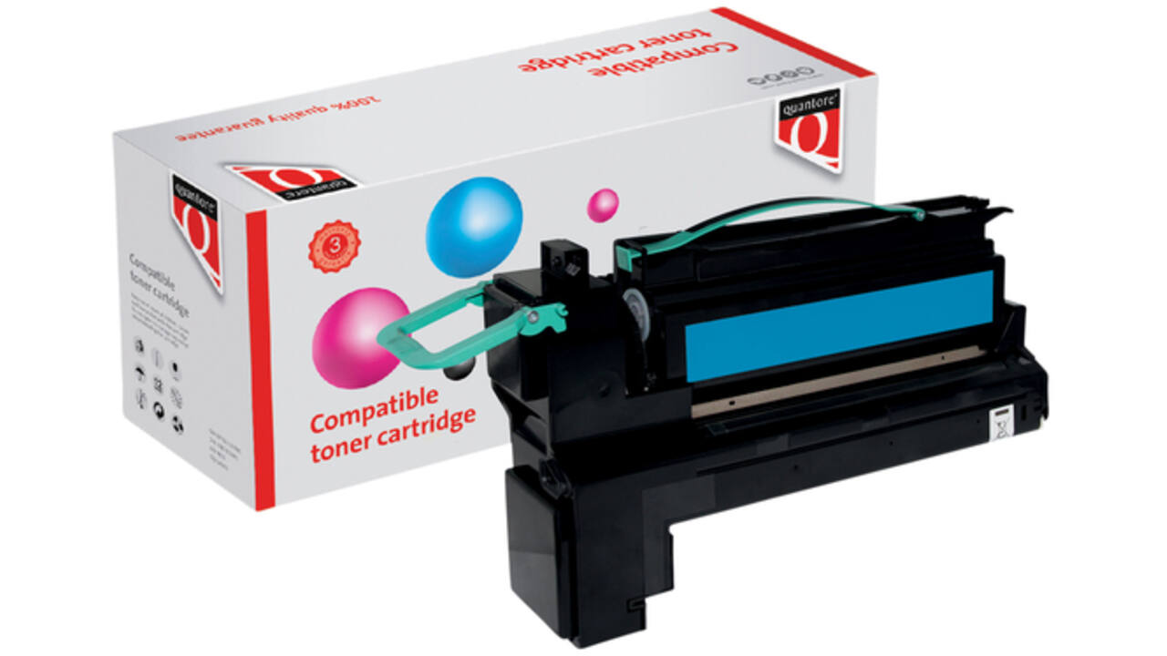 Tonercartridge Quantore alternatief tbv Lexmark C792X2CG blauw
