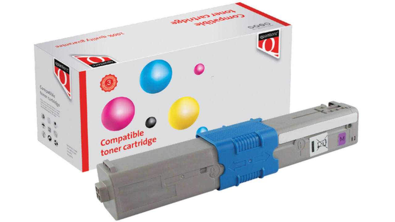 Toner Quantore alternatief tbv Oki 46507614 rood