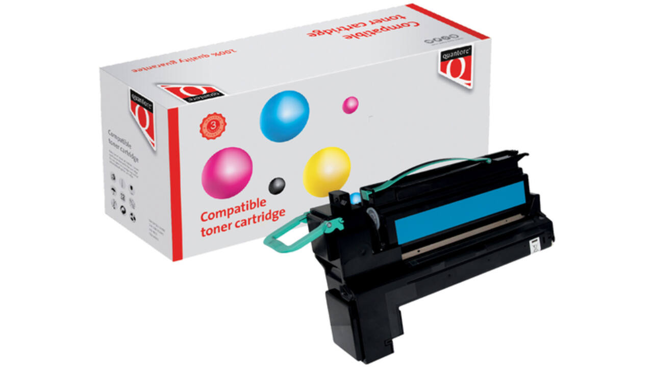 Tonercartridge Quantore alternatief tbv Lexmark X792X2CG blauw