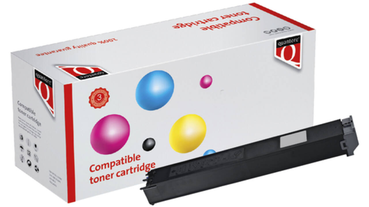 Toner Quantore alternatief tbv Sharp MX-31GTBA zwart