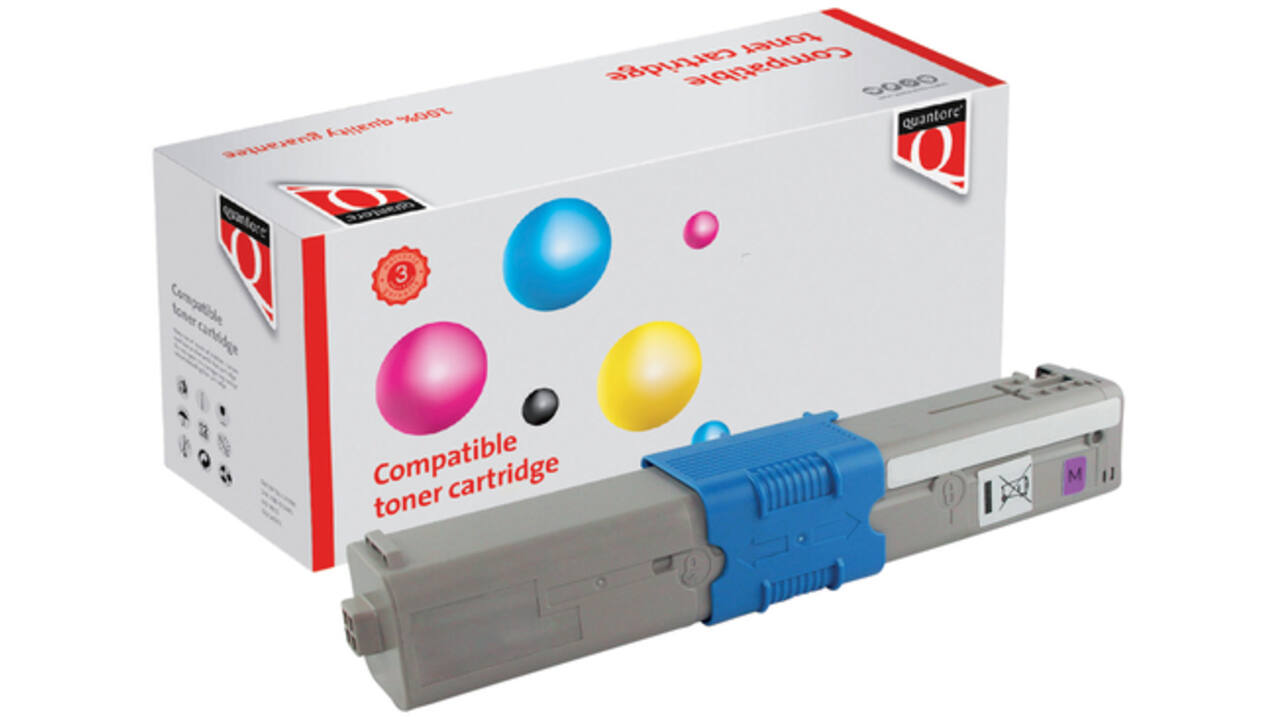 Toner Quantore alternatief tbv Oki 44973510 rood