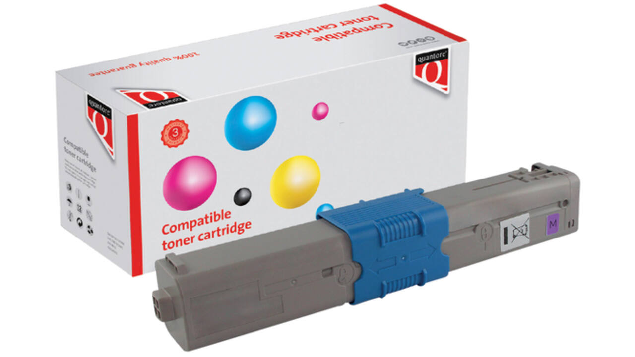 Toner Quantore alternatief tbv Oki 44844506 rood