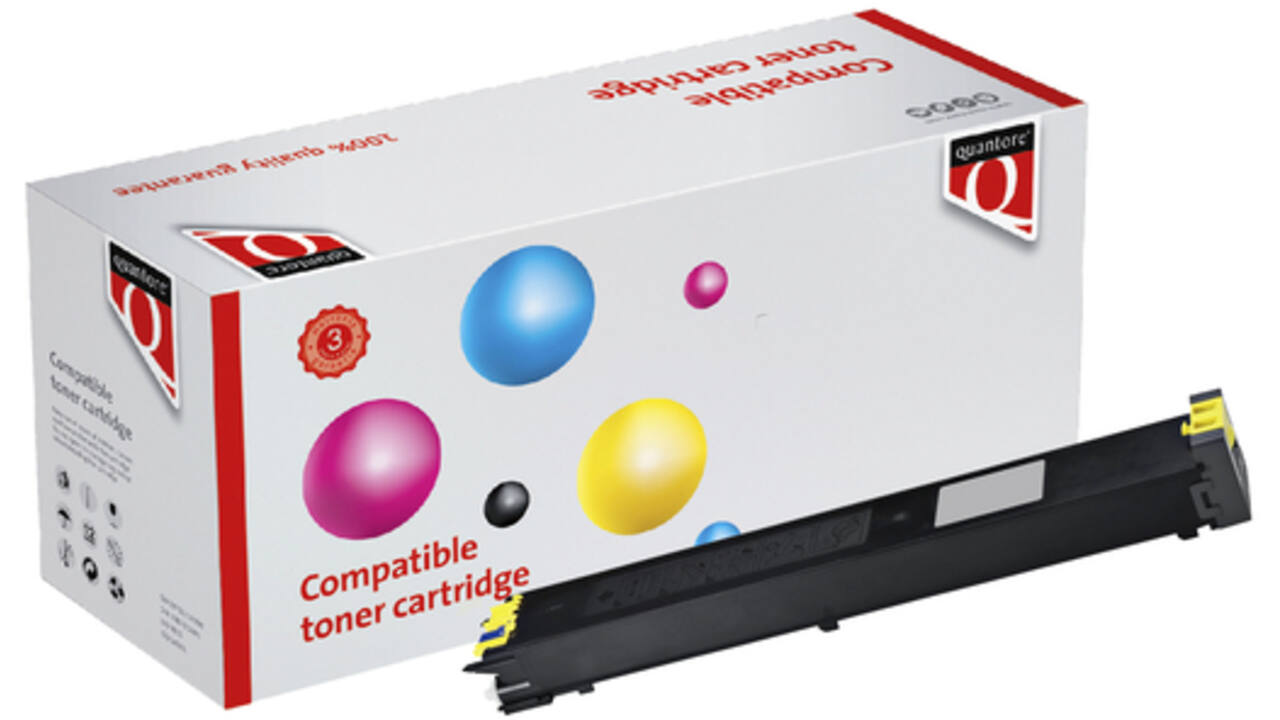 Toner Quantore alternatief tbv Sharp MX-31GTYA geel