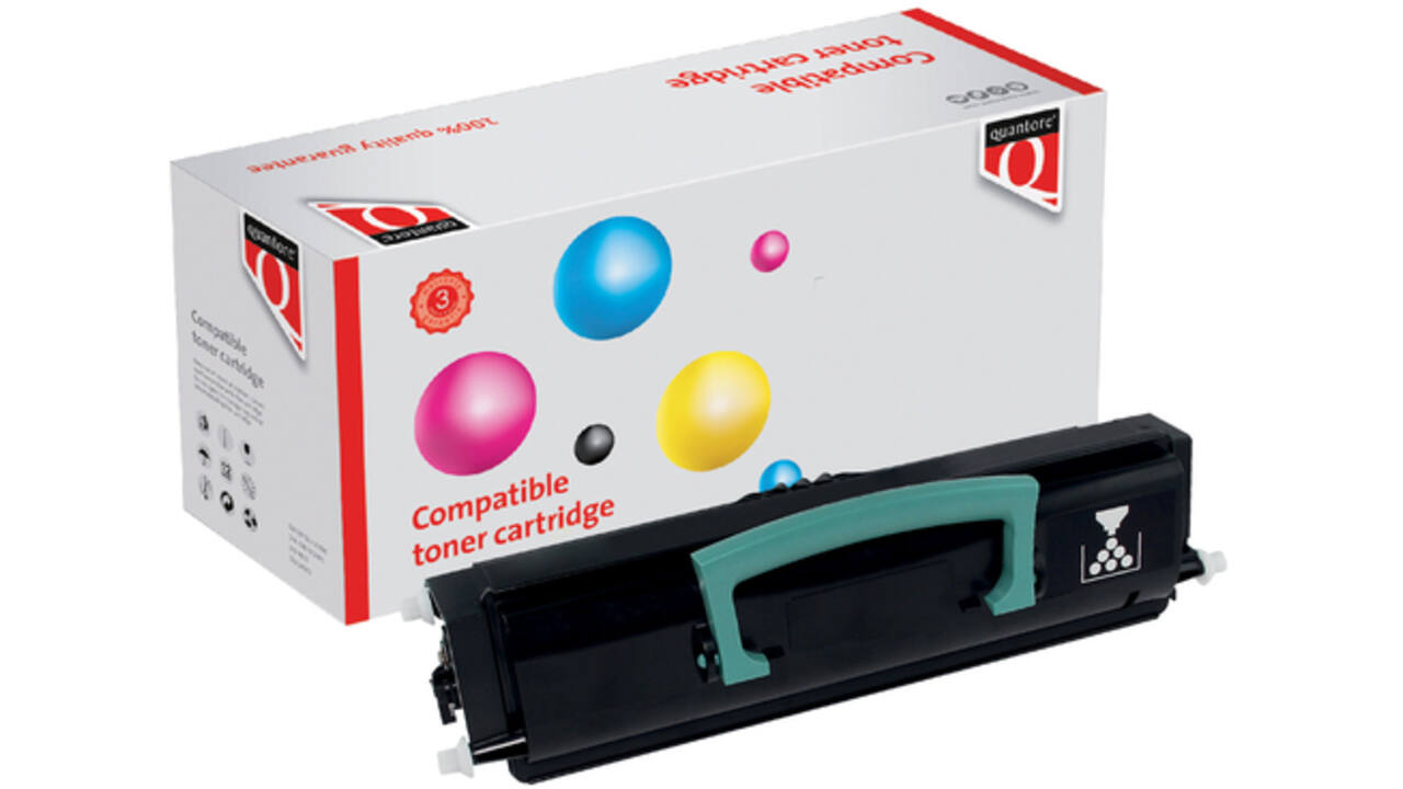 Tonercartridge Quantore alternatief tbv Lexmark X203A11G zwart