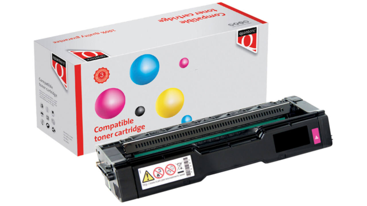 Toner Quantore alternatief tbv Ricoh 406481 rood