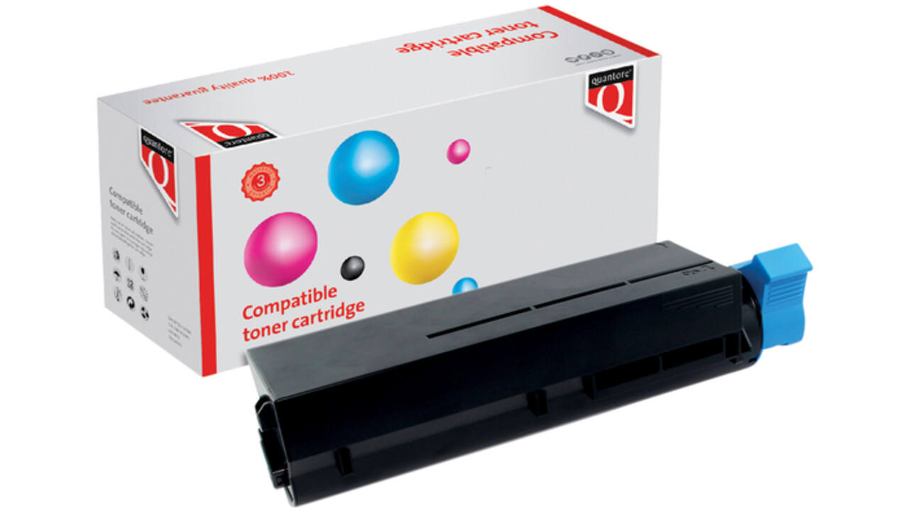 Toner Quantore alternatief tbv Oki 45807111 zwart