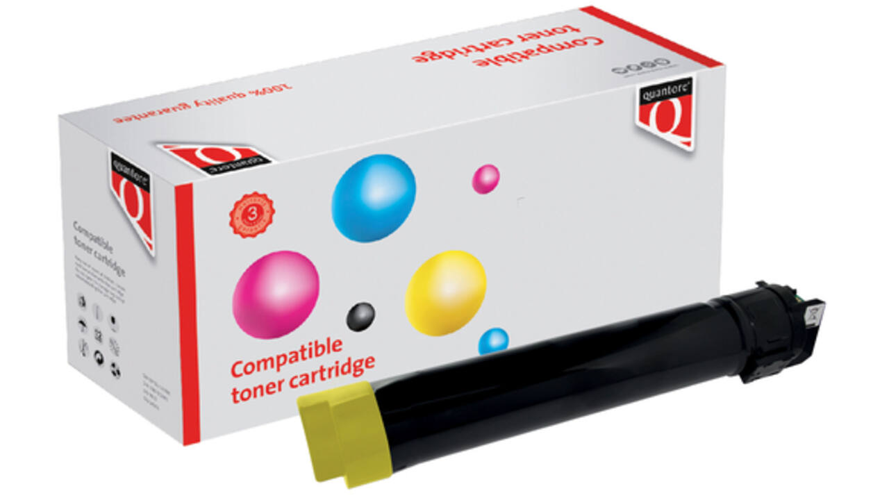 Tonercartridge Quantore alternatief tbv Xerox 106R01438 geel