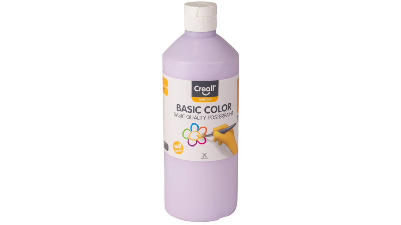 Plakkaatverf Creall basic pastel violet 500ml