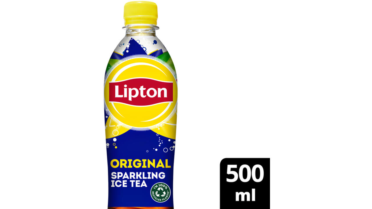 Frisdrank Lipton Ice tea sparkling petfles 500ml