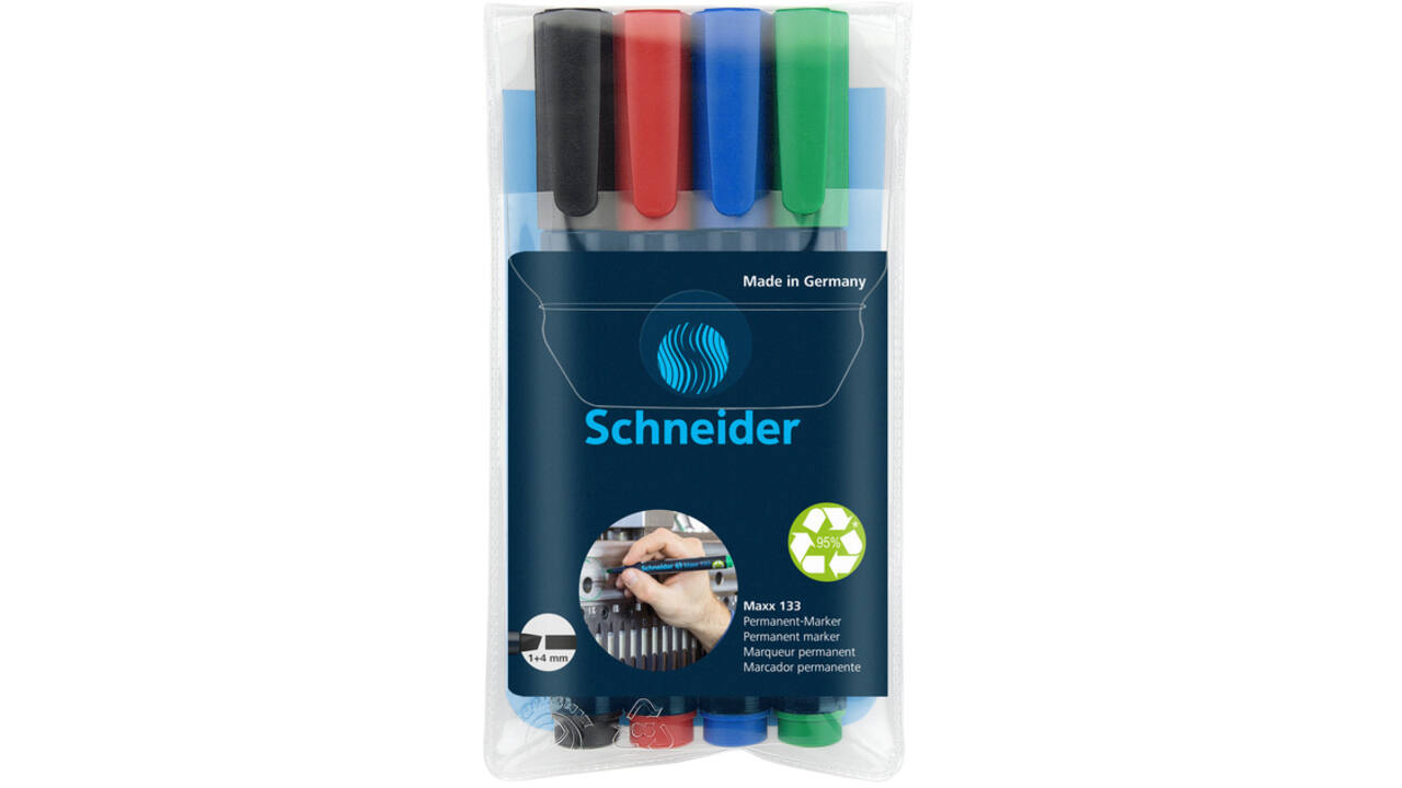 Viltstift Schneider Maxx 133 beitel 1-4mm assorti