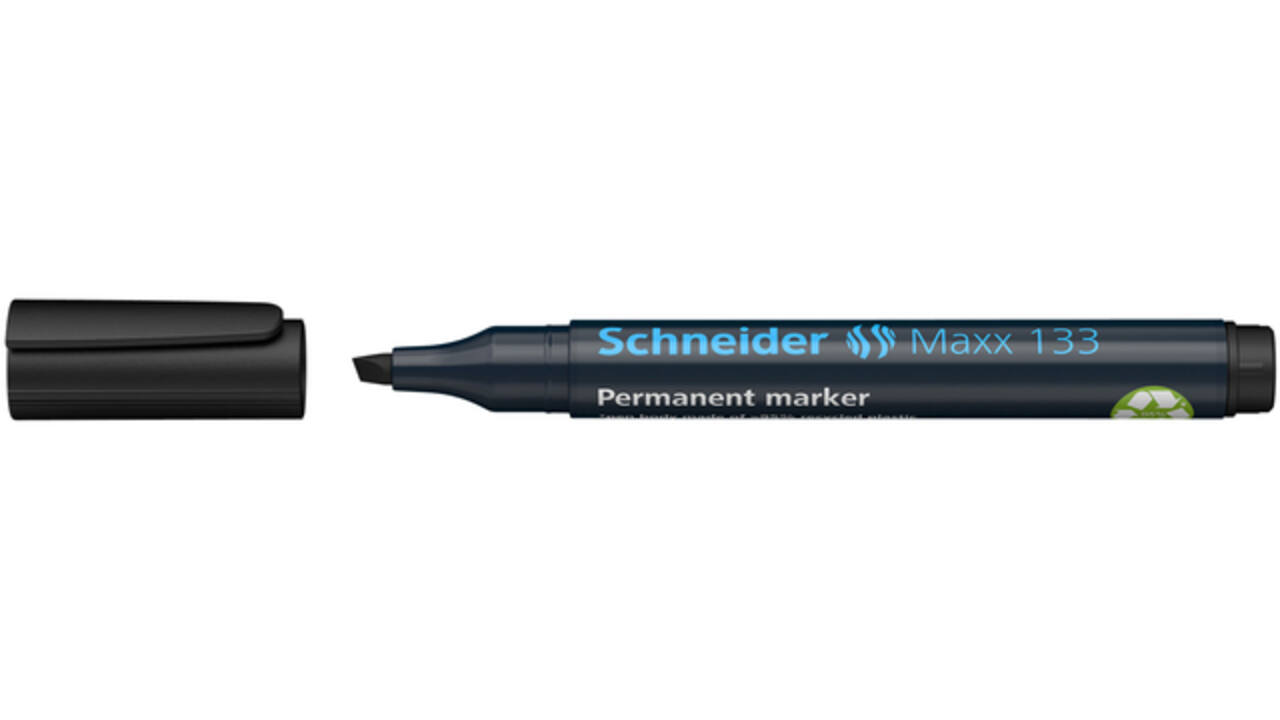 Viltstift Schneider Maxx 133 beitel 1-4mm zwart