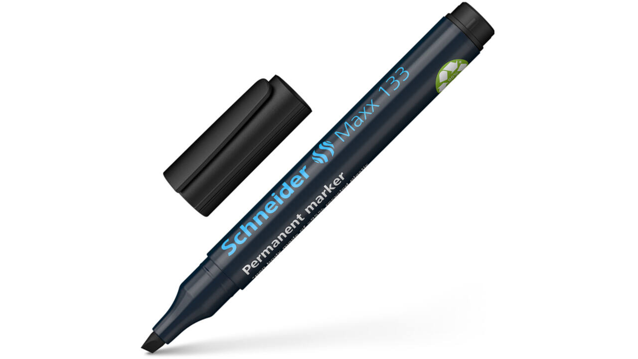 Viltstift Schneider Maxx 133 beitel 1-4mm zwart