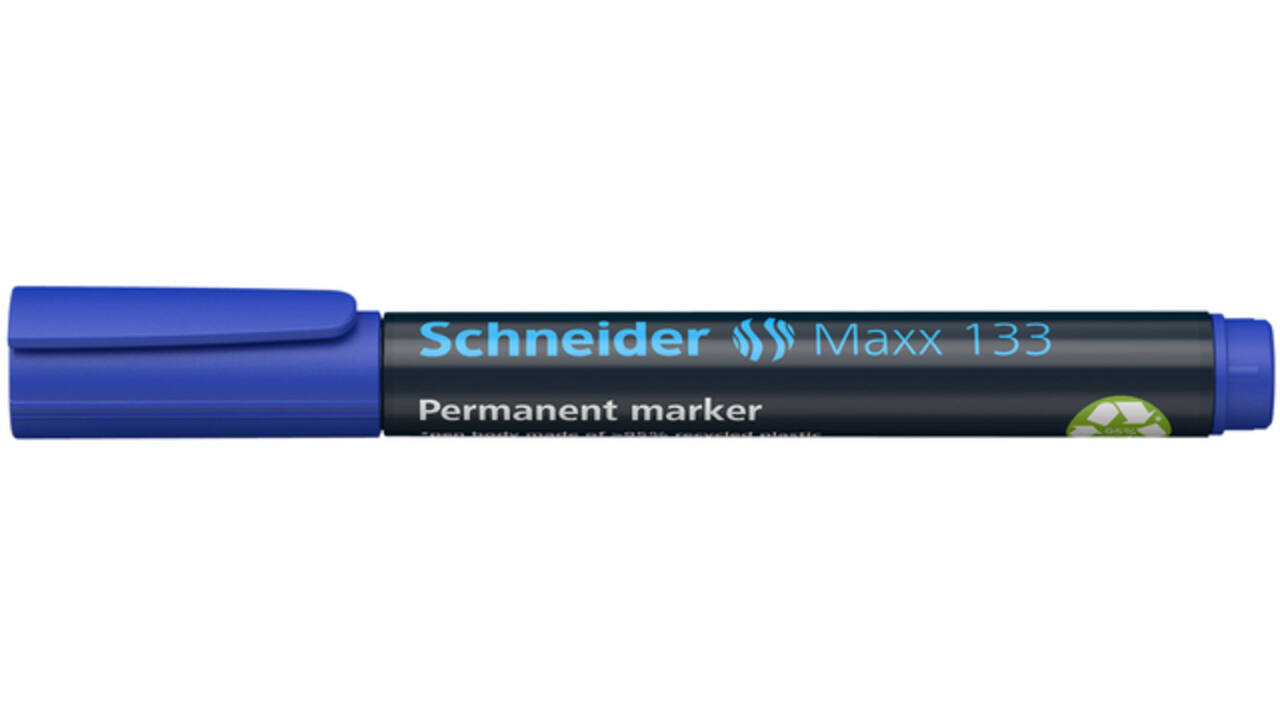 Viltstift Schneider Maxx 133 beitel 1-4mm blauw