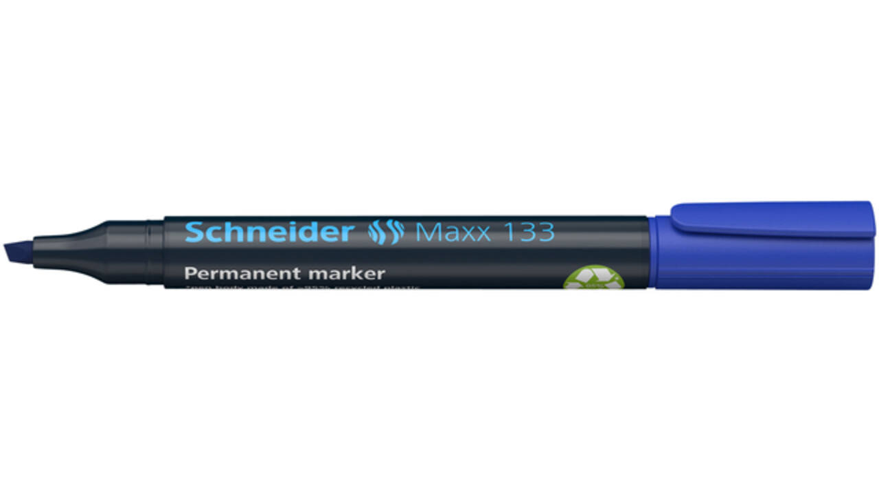 Viltstift Schneider Maxx 133 beitel 1-4mm blauw