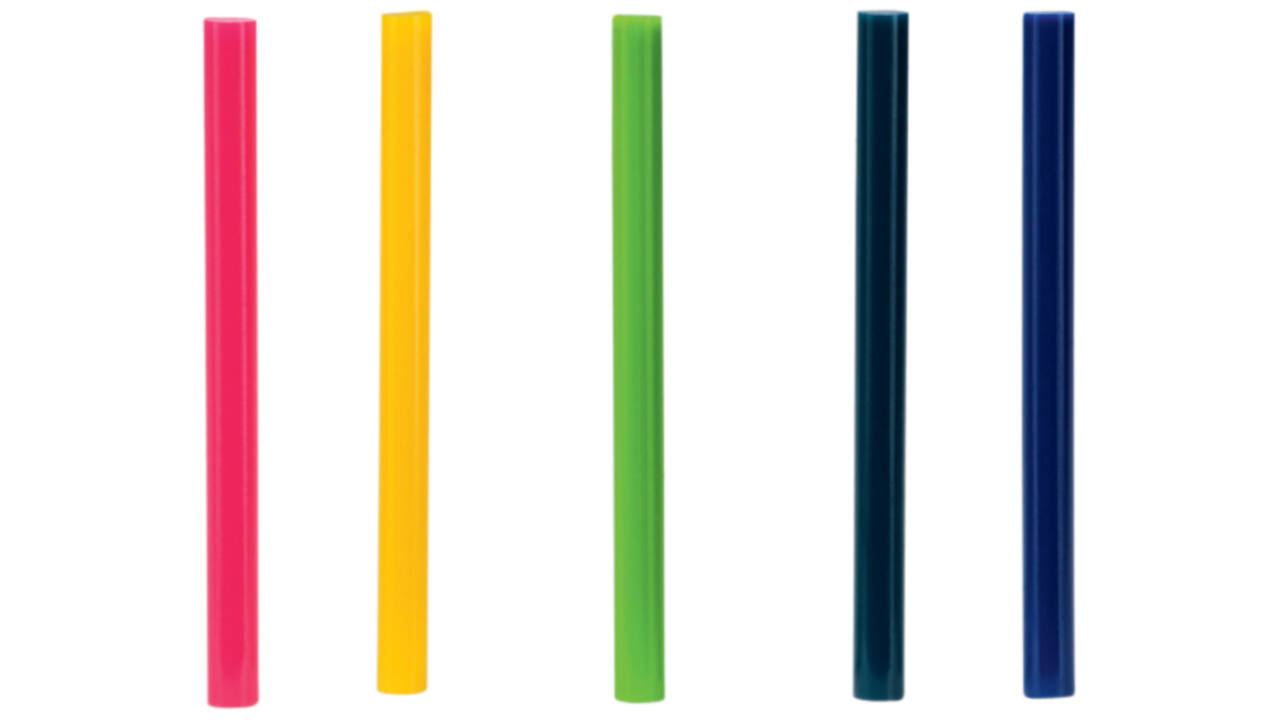Lijmpatroon Rapid 7mm 5 kleuren assorti