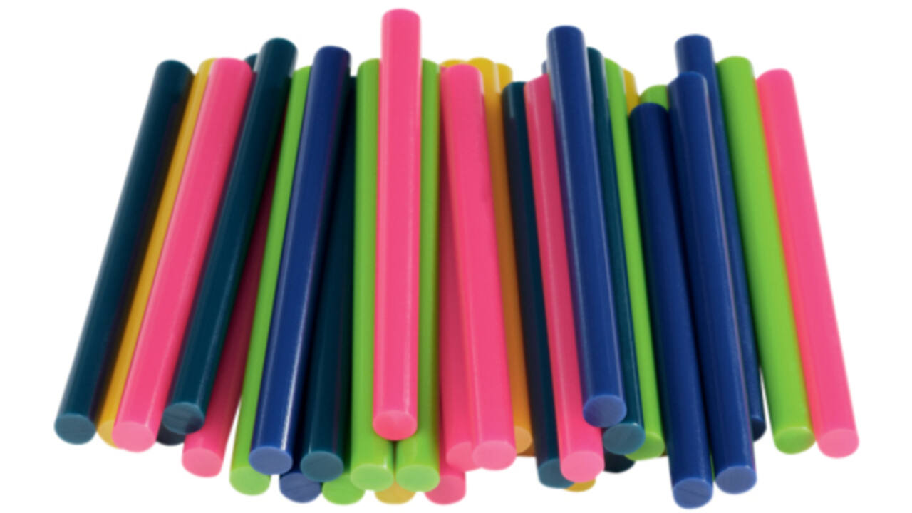 Lijmpatroon Rapid 7mm 5 kleuren assorti