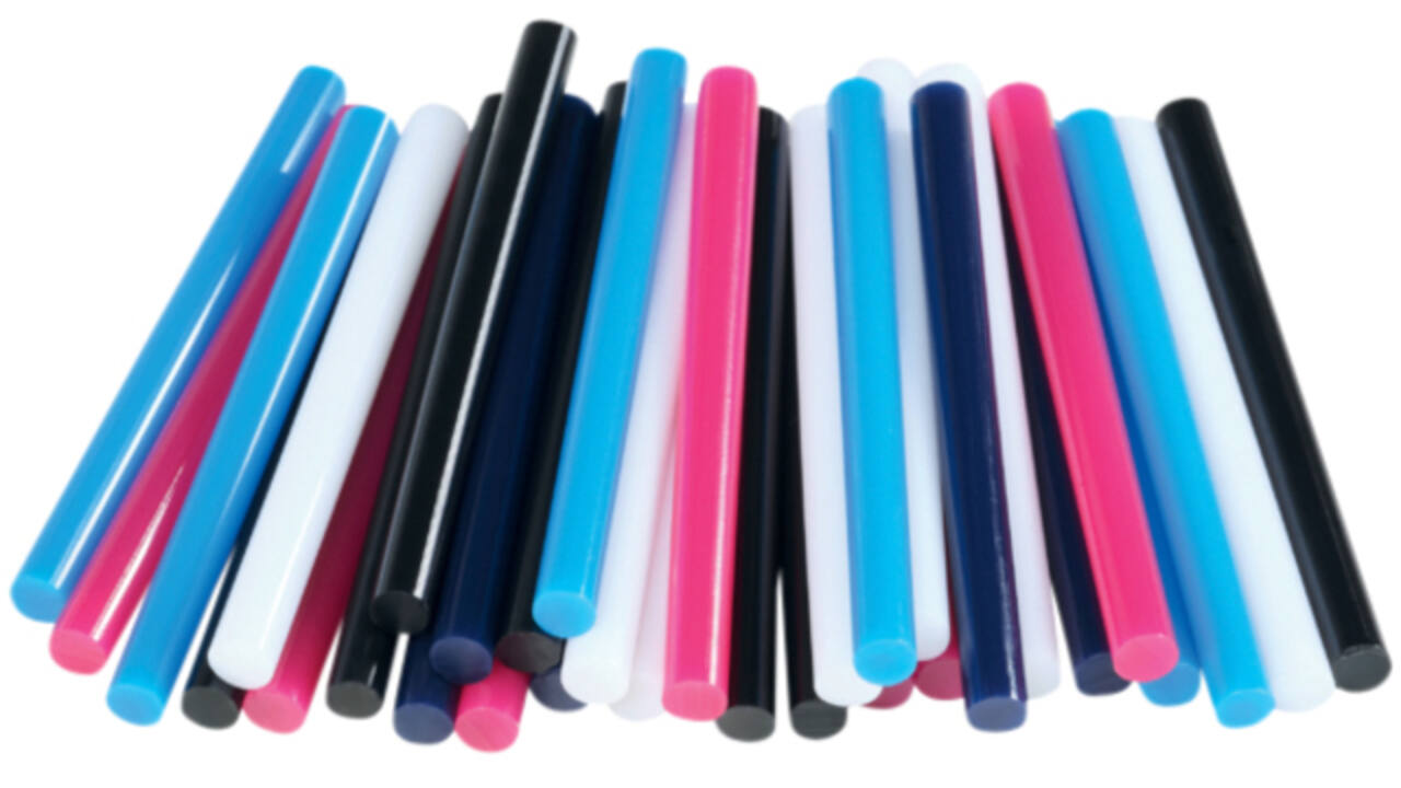 Lijmpatroon Rapid 7mm 5 kleuren assorti