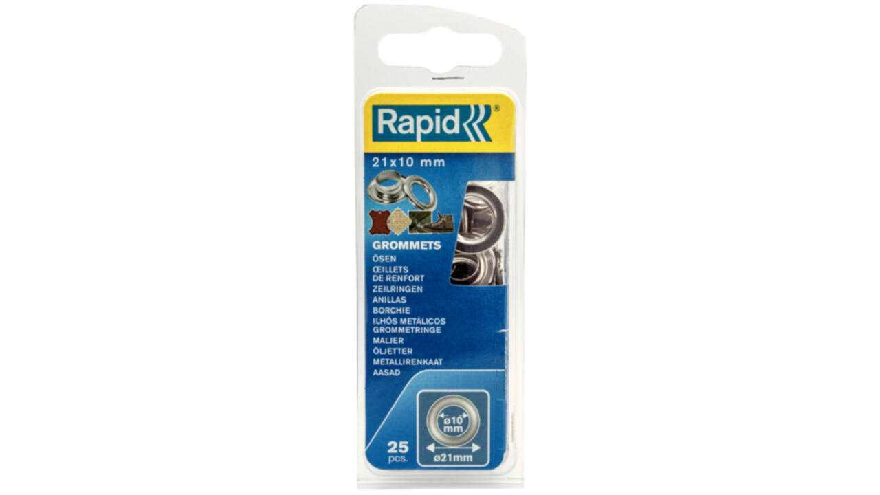 Zeilringen Rapid Ø21x10mm 25 stuks