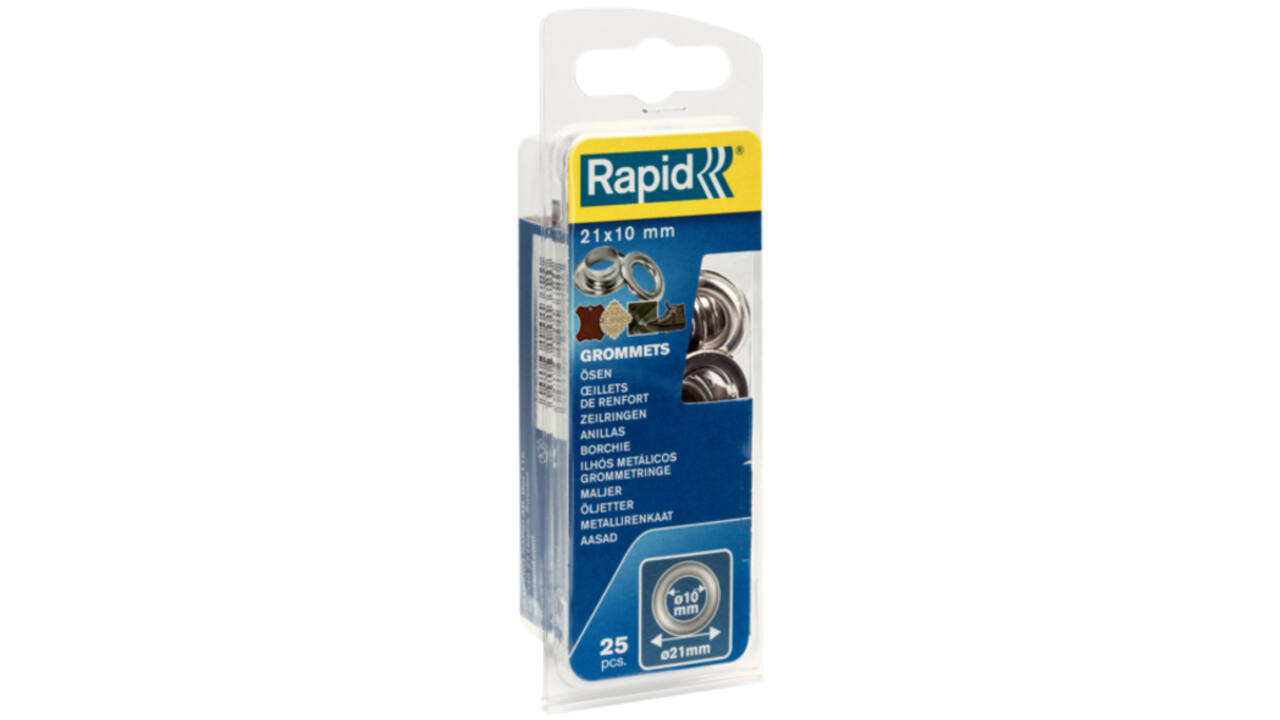 Zeilringen Rapid Ø21x10mm 25 stuks