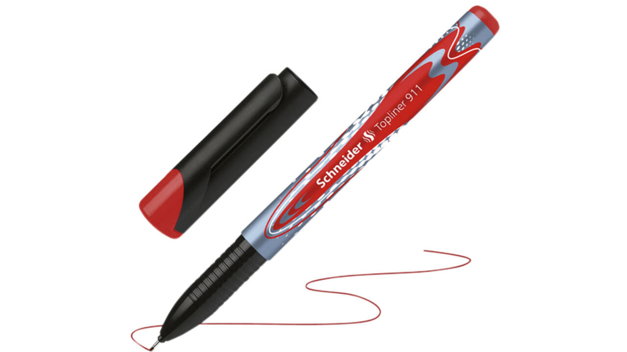 Fineliner Schneider Topliner 911 0.4mm rood