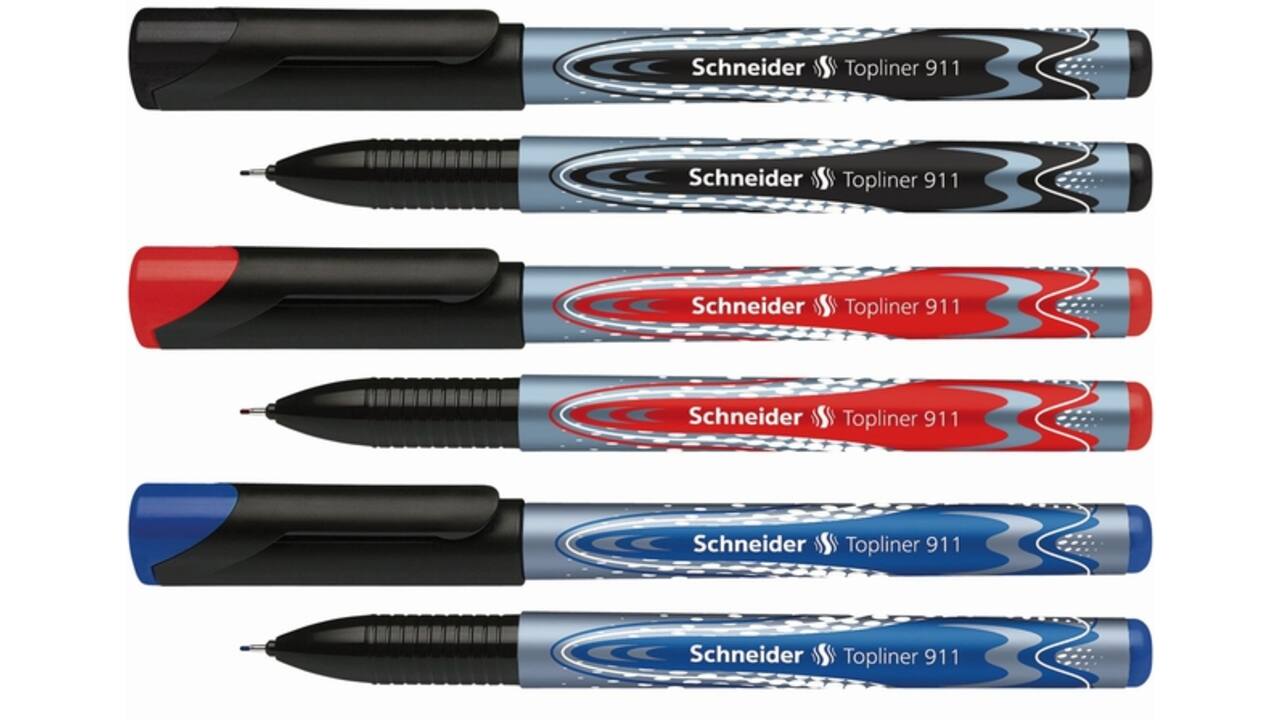 Fineliner Schneider Topliner 911 0.4mm rood