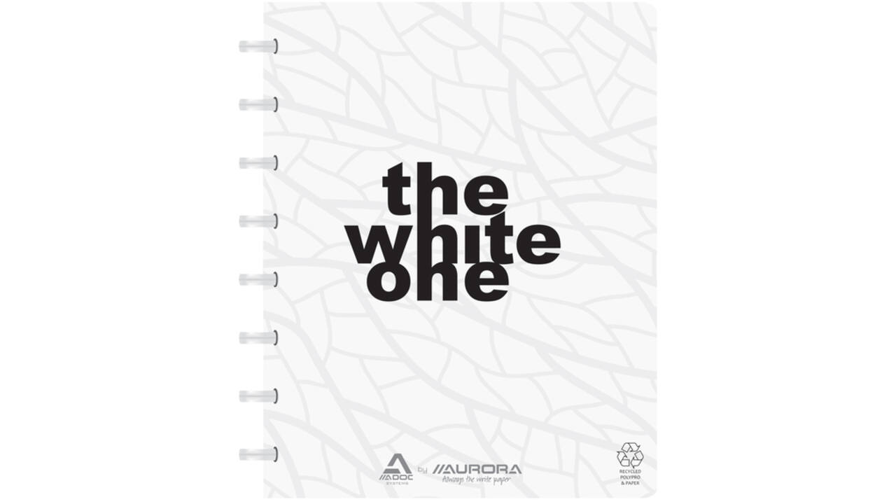 Schrift Adoc Recycled A5 blanco 144 pagina's 80gr wit