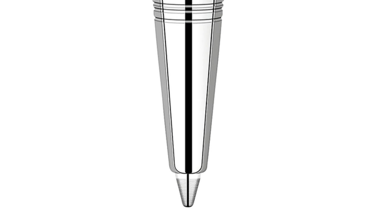 Balpenvulling Parker Quinkflow medium zwart blister à 3 stuks