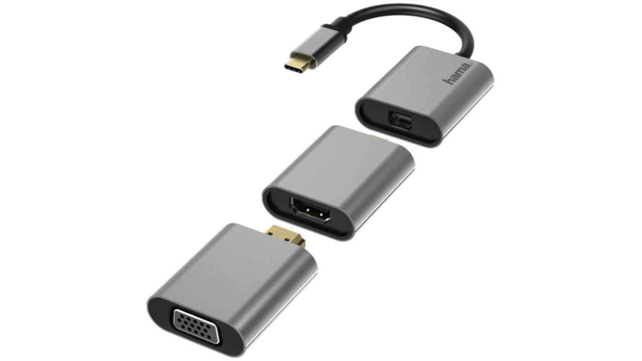 Adapter Hama Video 6-in-1 aluminium
