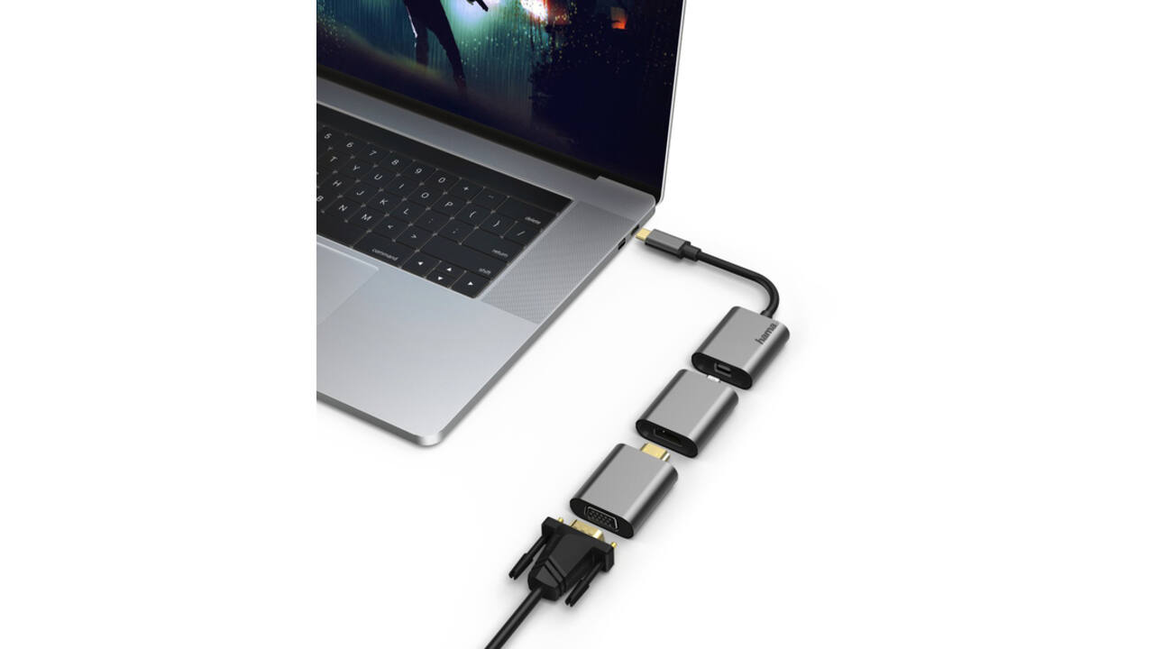 Adapter Hama Video 6-in-1 aluminium