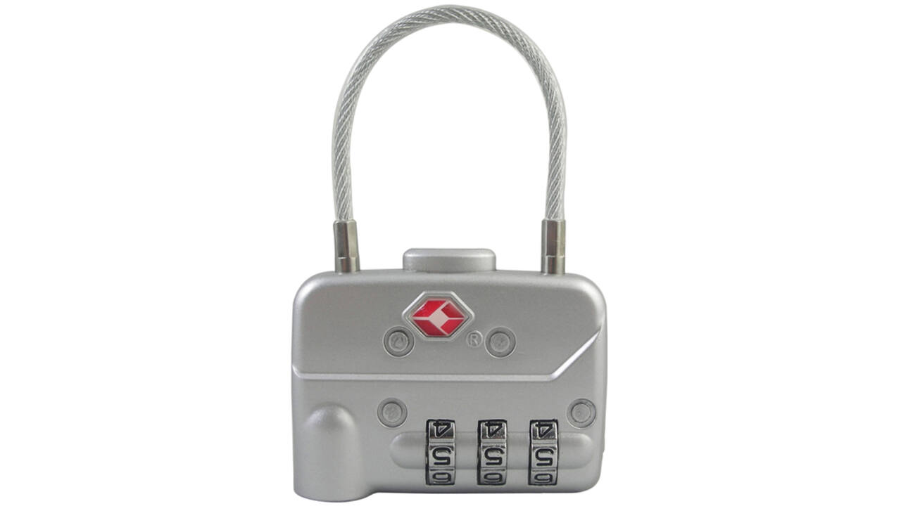 Hangslot Pavo met cijferslot en kabel TSA