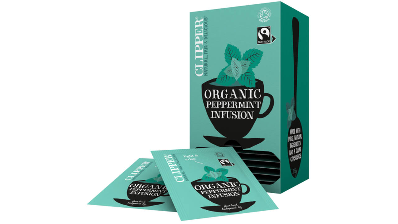 Thee Clipper infusion peppermint bio 25 zakjes