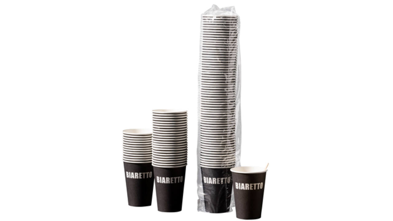 Beker karton Biaretto 180cc 100 stuks